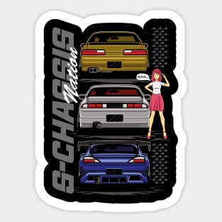 Nissan SChassis Evolution Sticker